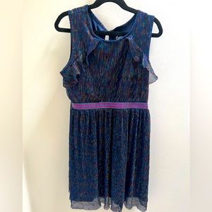 Striped Shimmer Dress